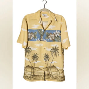 Campia Moda Men's Tropical Hawaiian Shirt Size Small